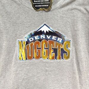 Denver Nuggets Women's 3/4 Baseball Tee New